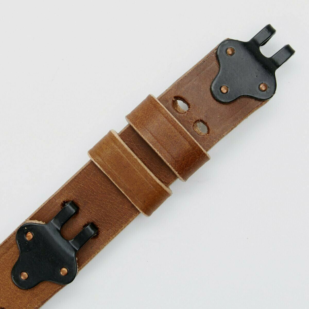 WWII M1 GARAND LEATHER RIFLE SLING M1907 NEW HEAVY DUTY TOP GRADE LEATHER