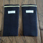 U.S MILITARY ARMY EPAULETS 1st LIEUTENANT SHOULDER RANK BLACK USA MADE