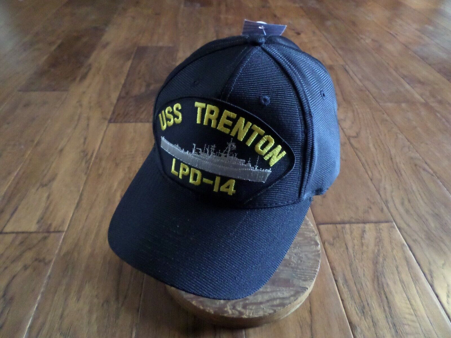 USS TRENTON LPD-14 NAVY SHIP HAT U.S MILITARY OFFICIAL BALL CAP U.S.A MADE