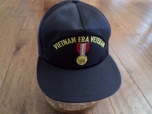 U.S VIETNAM VETERAN HAT NATIONAL DEFENSE MEDAL U.S MILITARY BALL CAP U.S.A MADE