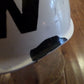 MILITARY WHITE POLISH POLICE HELMET COMPLETE WITH LINER AND CHIN STRAP