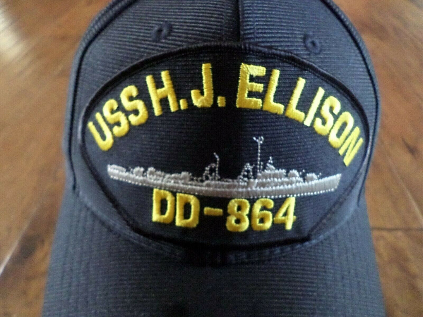 USS H.J ELLISON DD-864 NAVY SHIP HAT U.S MILITARY OFFICIAL BALL CAP U.S MADE