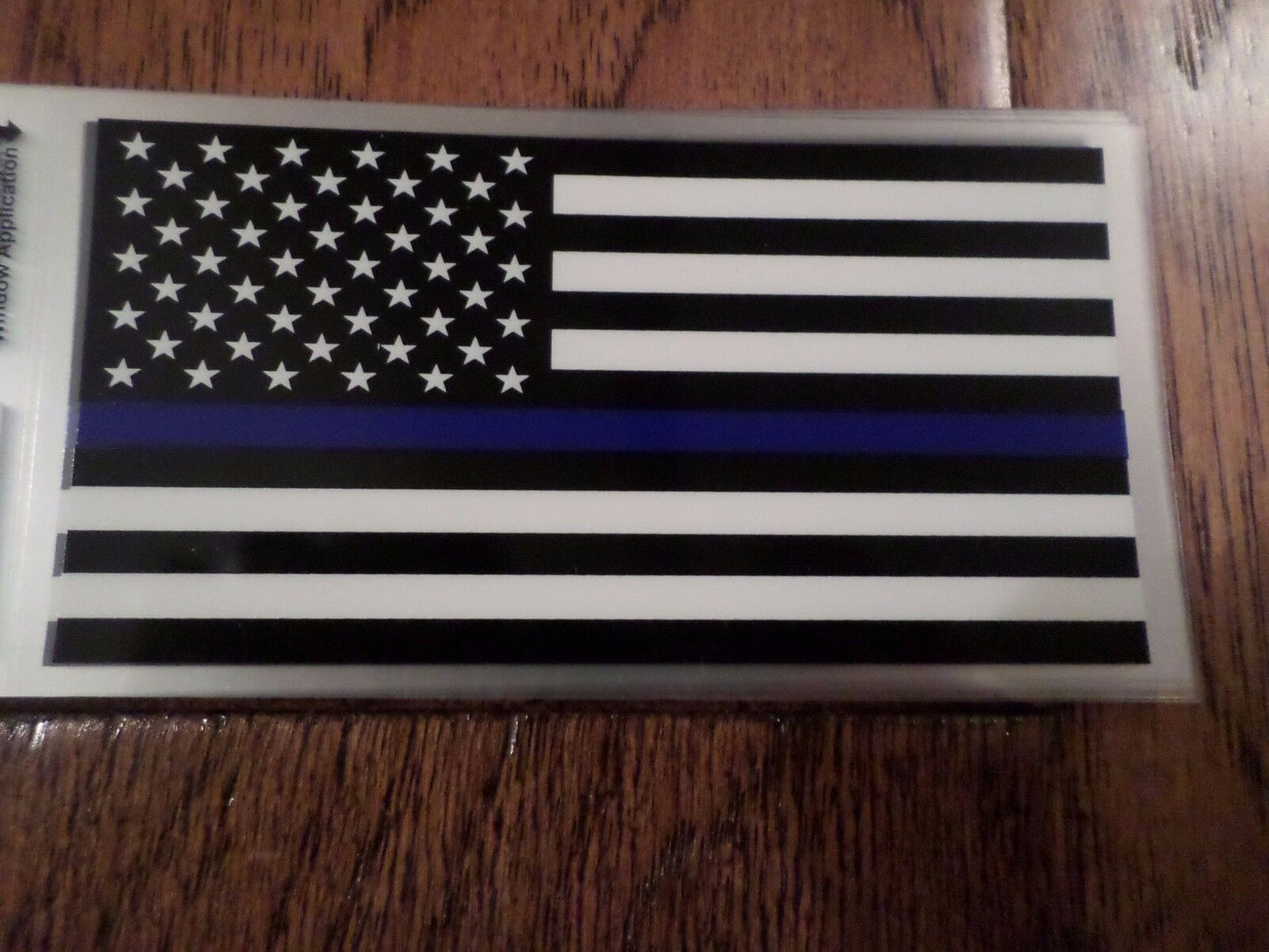 U.S AMERICAN FLAG POLICE THIN BLUE LINE WINDOW DECAL BUMPER STICKER U.S.A