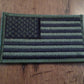 U.S MILITARY ARMY MARINE CORPS AMERICAN FLAG ARM PATCH SUBDUE OD GREEN