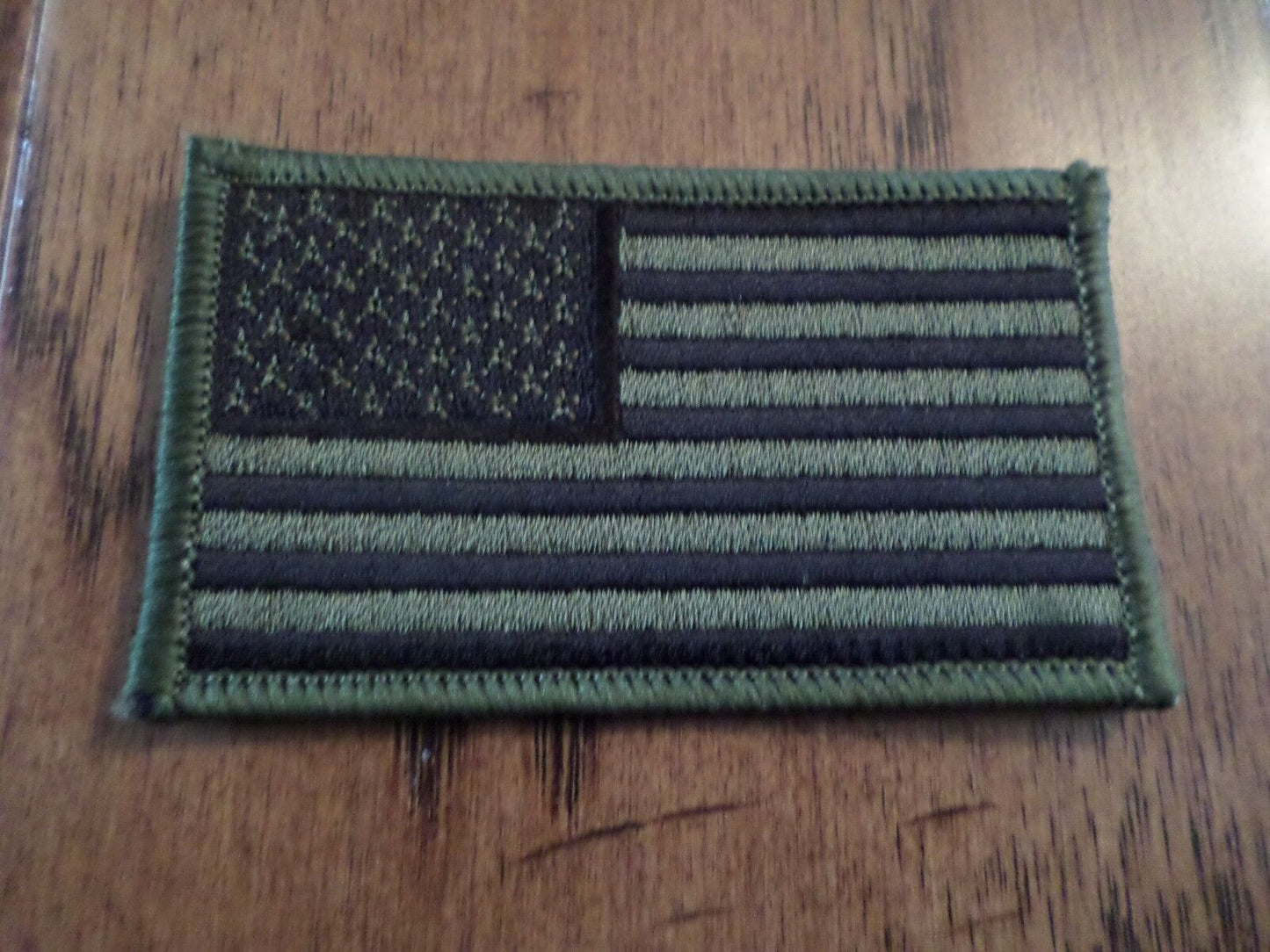 U.S MILITARY ARMY MARINE CORPS AMERICAN FLAG ARM PATCH SUBDUE OD GREEN