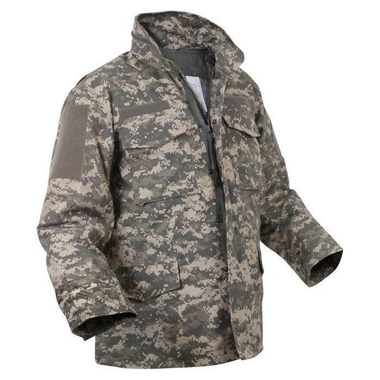 NEW U.S MILITARY ISSUE ACU M-65 FIELD JACKET WITH COLD WEATHER LINER LARGE