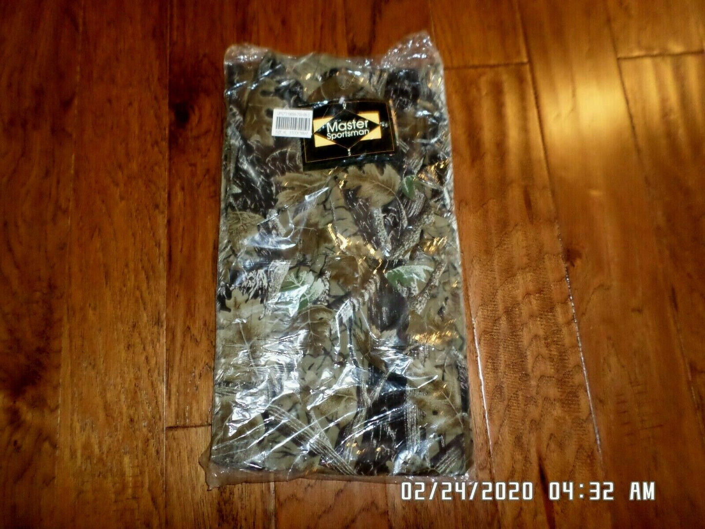 MASTER SPORTSMAN CAMOUFLAGE BIBS OVERALLS HUNTING NEW IN BAGS SIZE X-LARGE