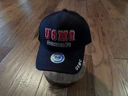 New U.S Military USMC Semper Fi Hat 3-D Embroidered Legend Baseball Cap Marines