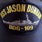 USS JASON DUNHAM DDG-109 NAVY SHIP HAT U.S MILITARY OFFICIAL BALL CAP U.S.A MADE
