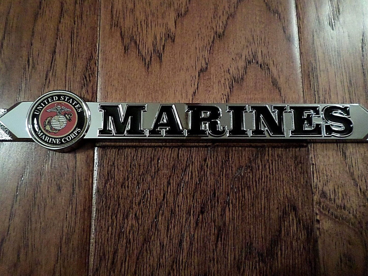 U.S MARINE CORPS SEMPER FI USMC HEAVY DUTY 3D METAL LICENSE PLATE FRAME