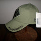 U.S ARMY 4TH INFANTRY DIVISION HAT MILITARY BASEBALL CAP OD GREEN STONE WASHED