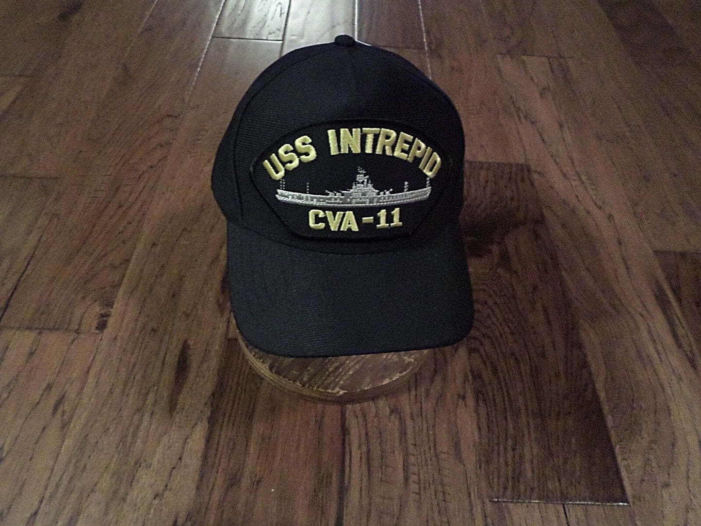 USS INTREPID CVA-11 NAVY SHIP HAT OFFICIAL U.S MILITARY BALL CAP U.S.A MADE