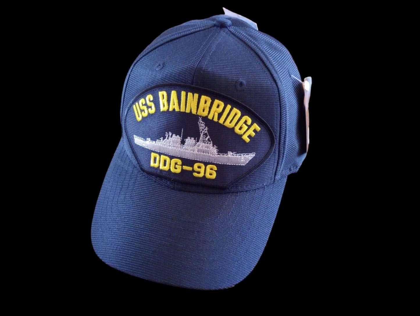 USS BAINBRIDGE DDG-96 U.S NAVY SHIP HAT OFFICIAL MILITARY BALL CAP U.S MADE