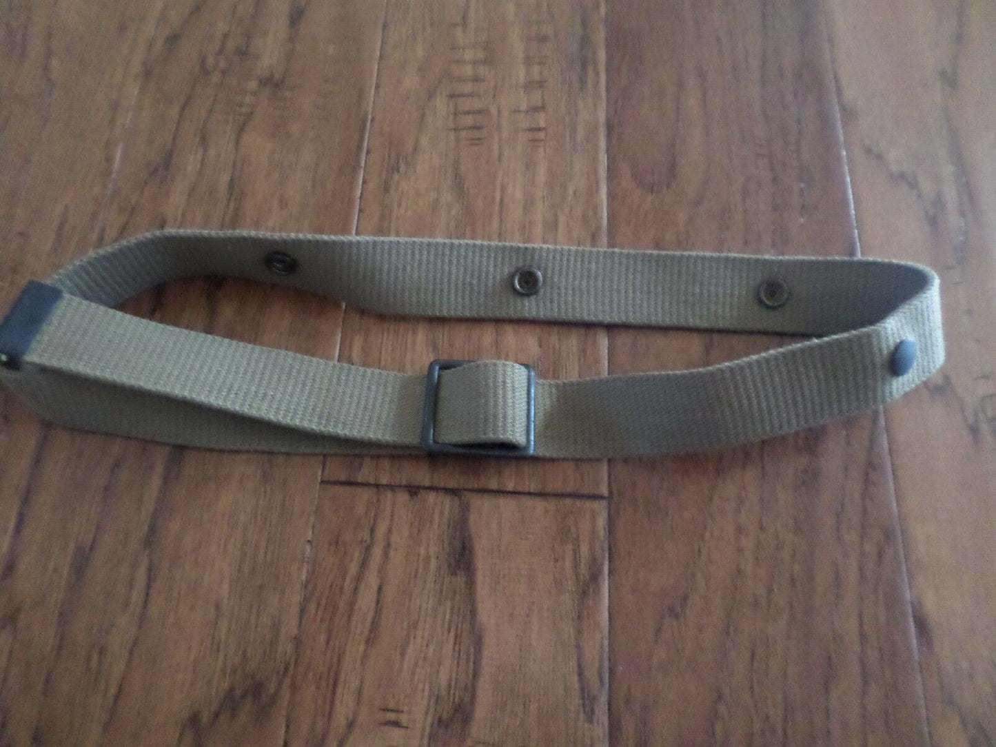 WWII MARINE CORPS USMC DEMOLITION BELT OR M1 CARBINE CLIP POUCH BELT 5 SNAP