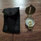 METAL CASE LENSATIC COMPASS LIQUID FILLED FLOATING LUMINOUS DIAL WITH CASE