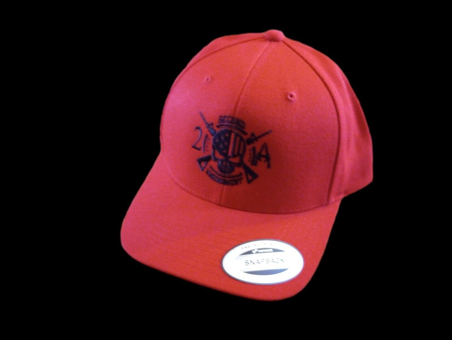 2nd Amendment Hat Polo Baseball Cap Skull & Rifles Fit 6 Panel Low Profile