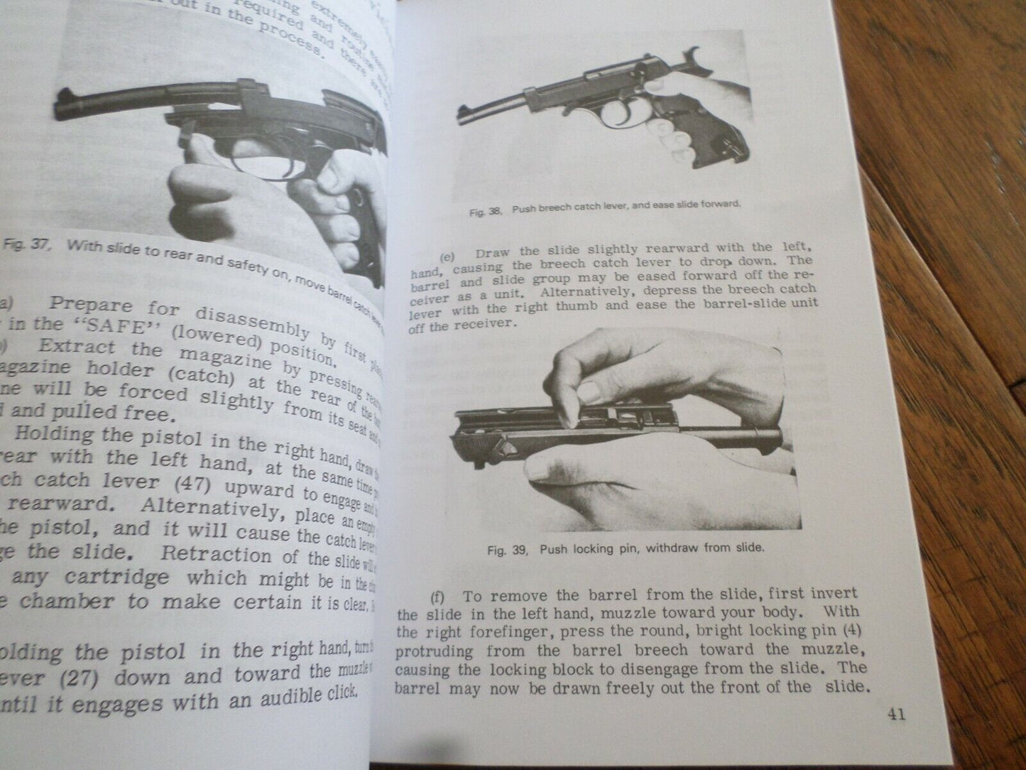 Walther P-38 Pistol book operators manual maintenance repairs history