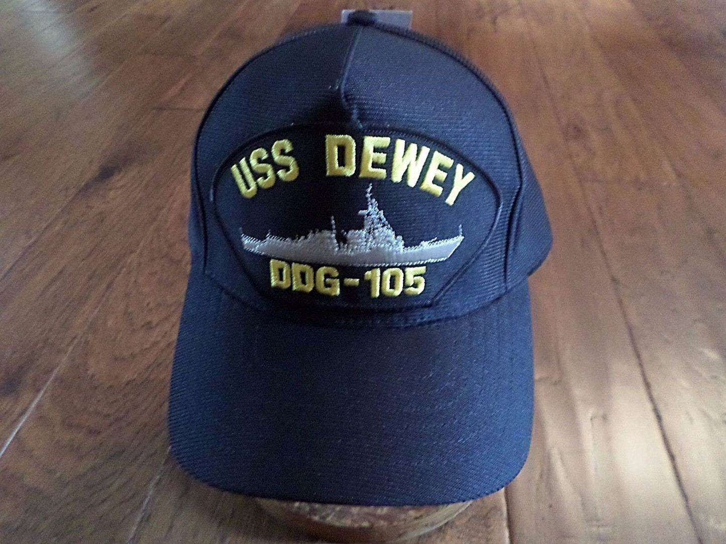 USS DEWEY DDG-105 U.S NAVY SHIP HAT U.S MILITARY OFFICIAL BALL CAP U.S.A MADE