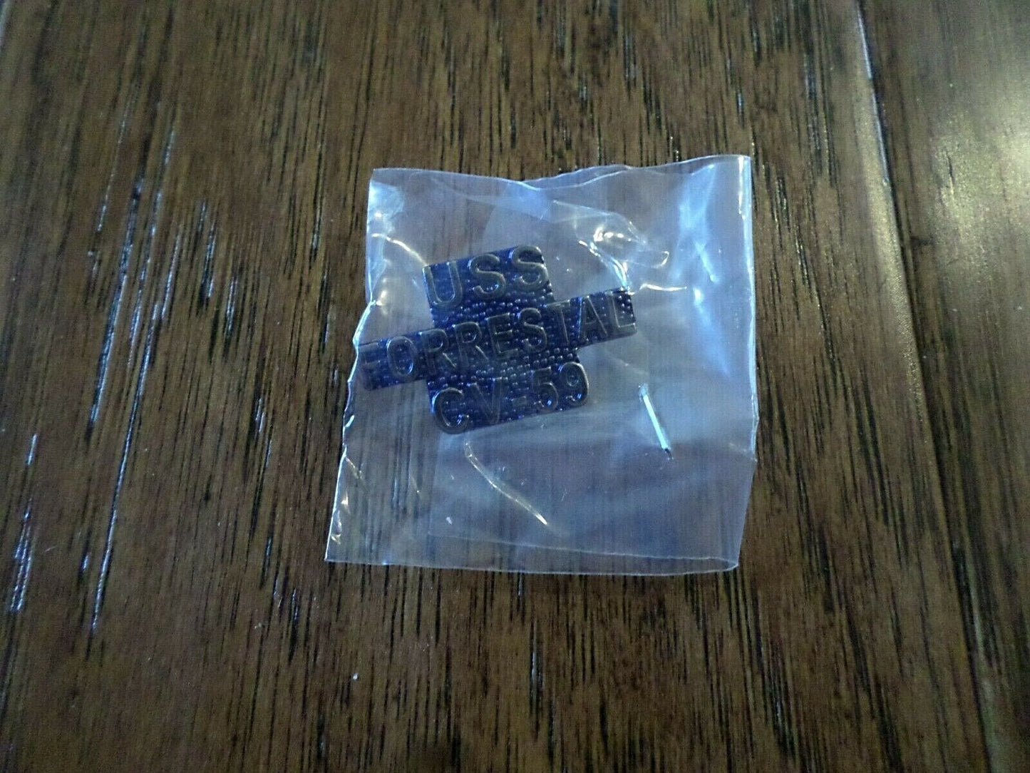 U.S MILITARY NAVY SHIP USS FORRESTAL CV-59 HAT LAPEL PIN – Clay's Military