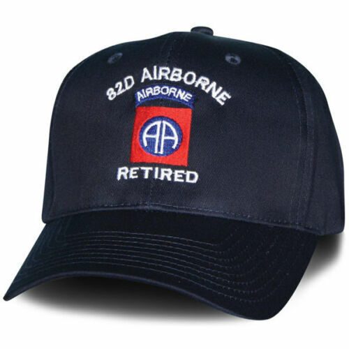 U.S MILITARY ARMY 82nd AIRBORNE RETIRED HAT EMBROIDERED BALL CAP