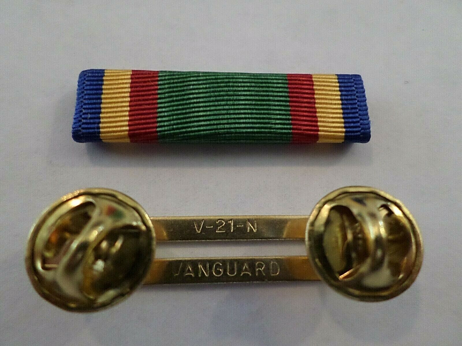 NAVY UNIT COMMENDATION RIBBON WITH BRASS RIBBON HOLDER US MILITARY ...