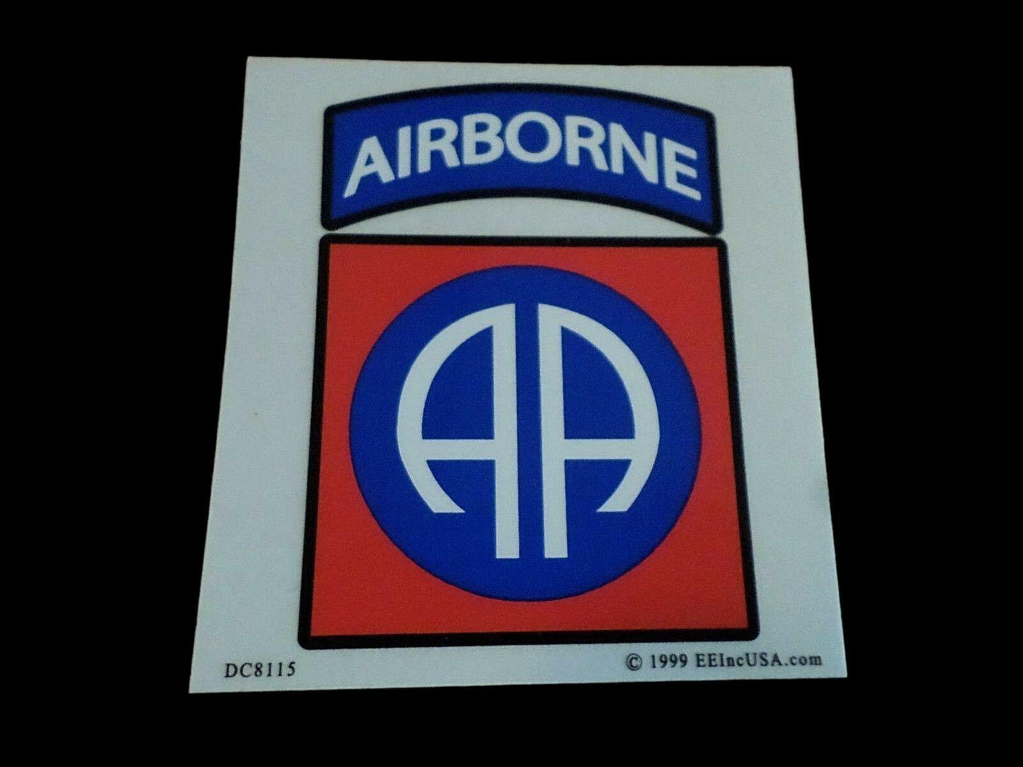 U.S ARMY 82ND AIRBORNE WINDOW DECAL BUMPER STICKER CLEAR VINYL DECAL