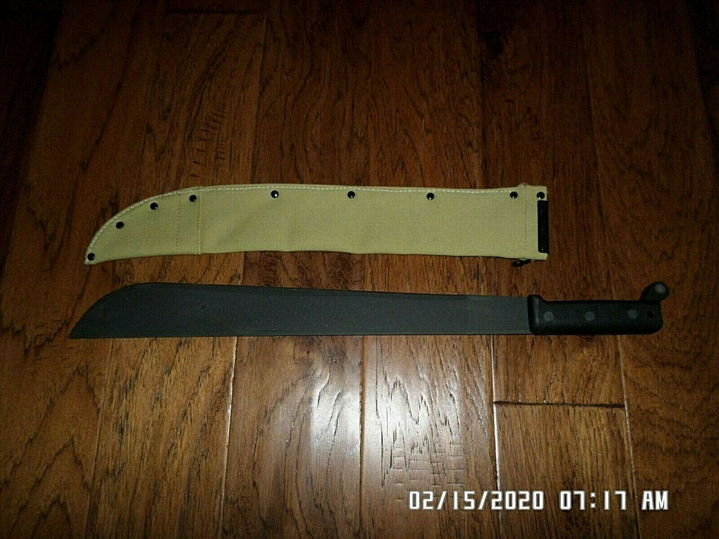 WWII REPRODUCTION MACHETE AND SHEATH U.S MILITARY M-1942 ARMY MARINE CORPS