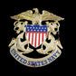 U.S NAVY WALL MEDALLION PLAQUE SHADOW BOX EAGLE SHIELD & ANCHORS INSIGNIA