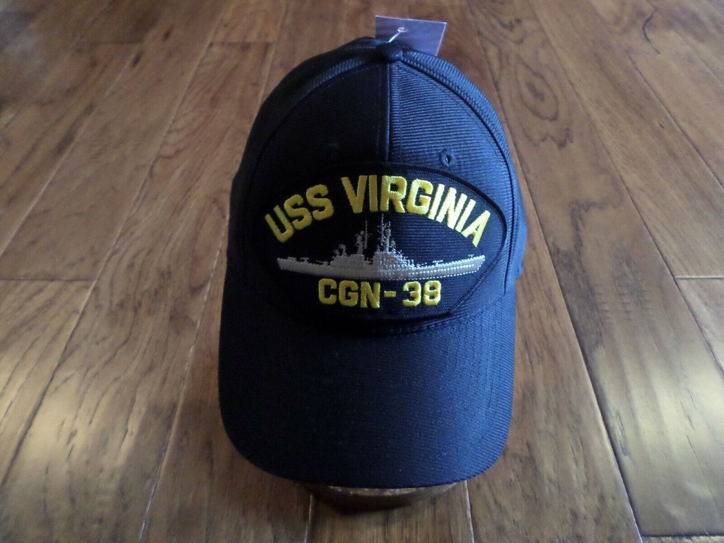 USS VIRGINIA CGN-38 U.S NAVY CRUISER SHIP HAT OFFICIAL MILITARY BALL CAP