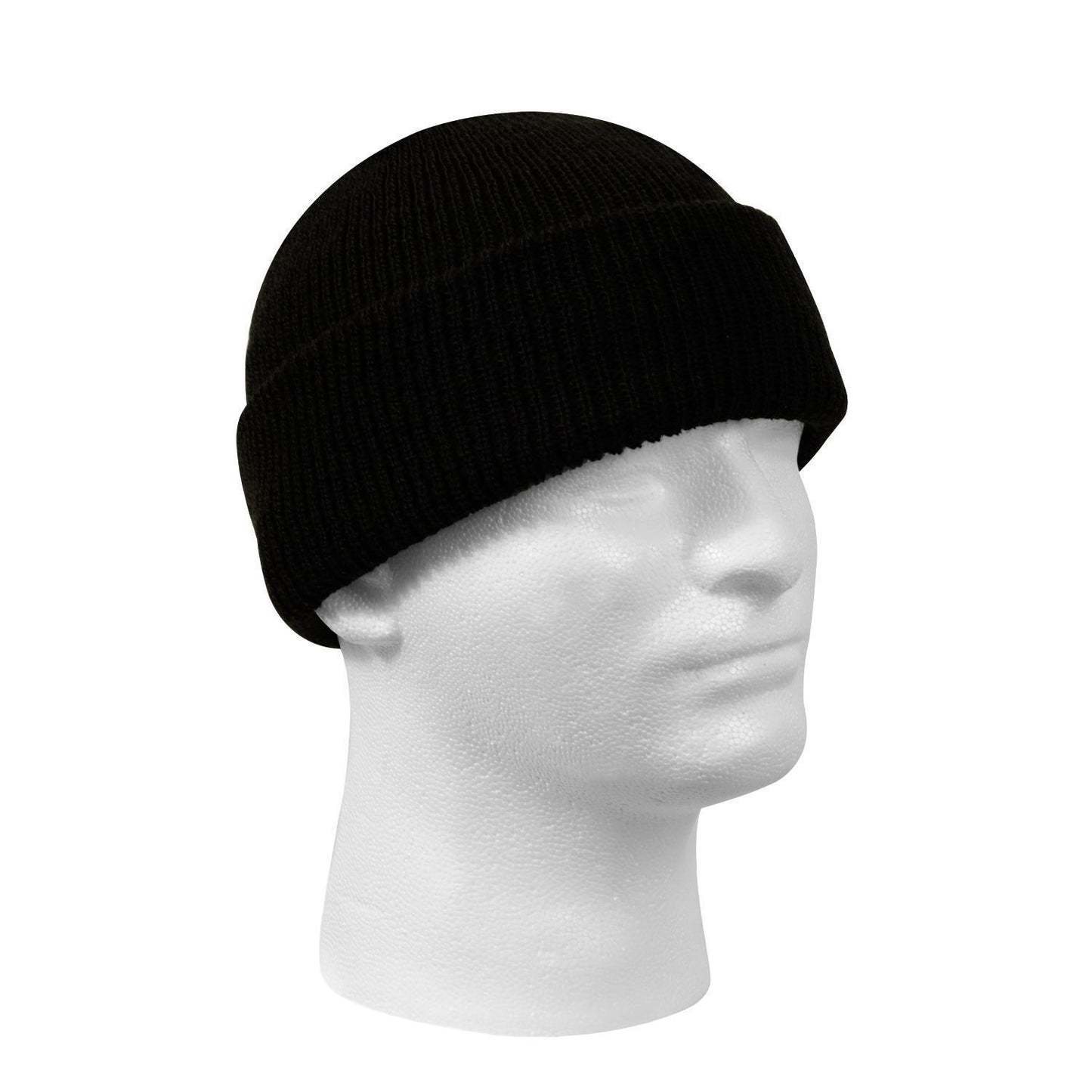 NEW GENUINE MILITARY WATCH CAP BLACK 100% WOOL 2 PLY U.S.A MADE BEANIE