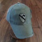 ARMY 1ST CAVALRY DIVISION HAT EMBROIDERED U.S MILITARY BALL CAP STONE WASHED OD