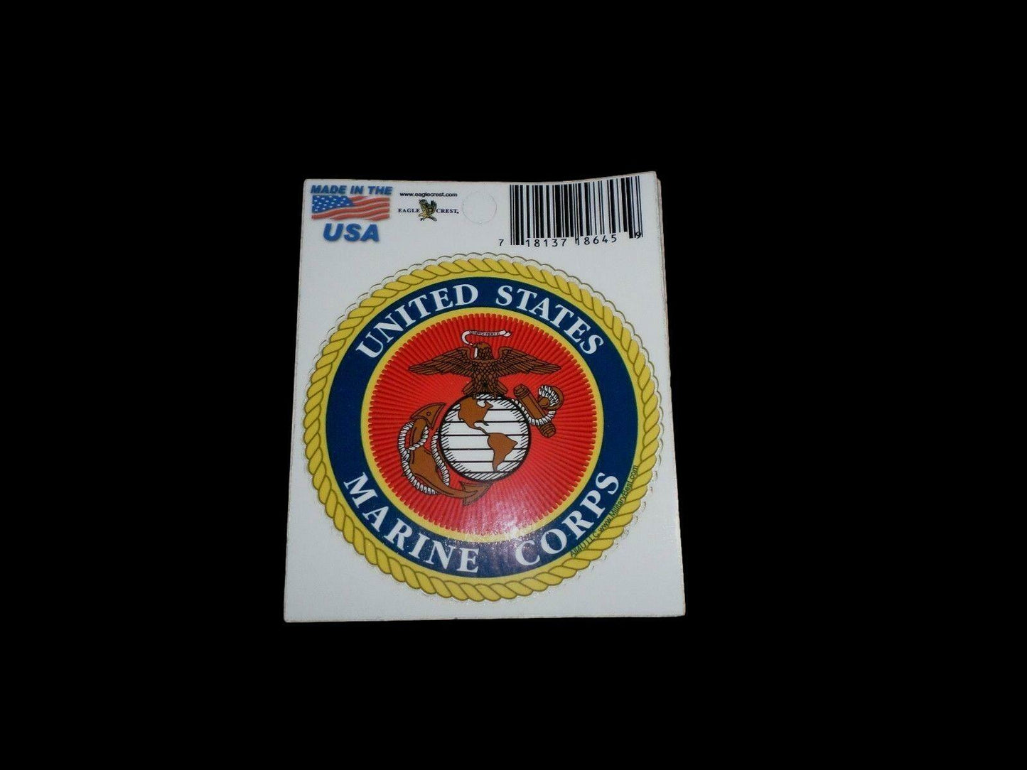 U.S MILITARY MARINE CORPS WINDOW DECAL BUMPER STICKER MADE IN THE U.S.A