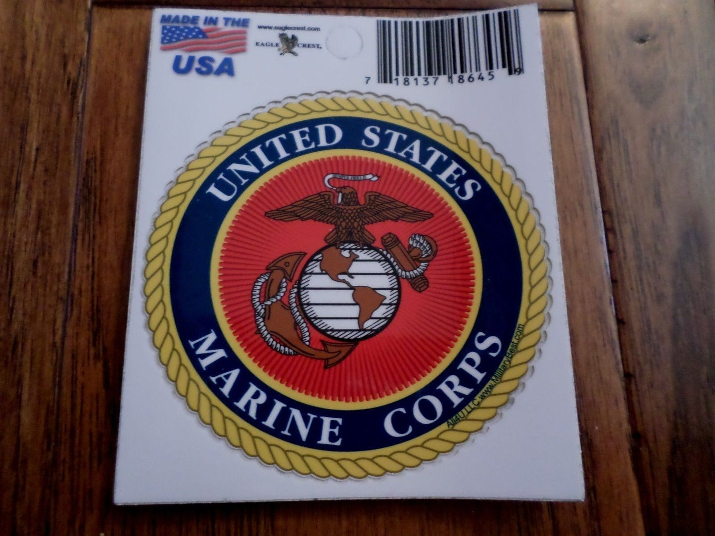 U.S MILITARY MARINE CORPS WINDOW DECAL BUMPER STICKER MADE IN THE U.S.A