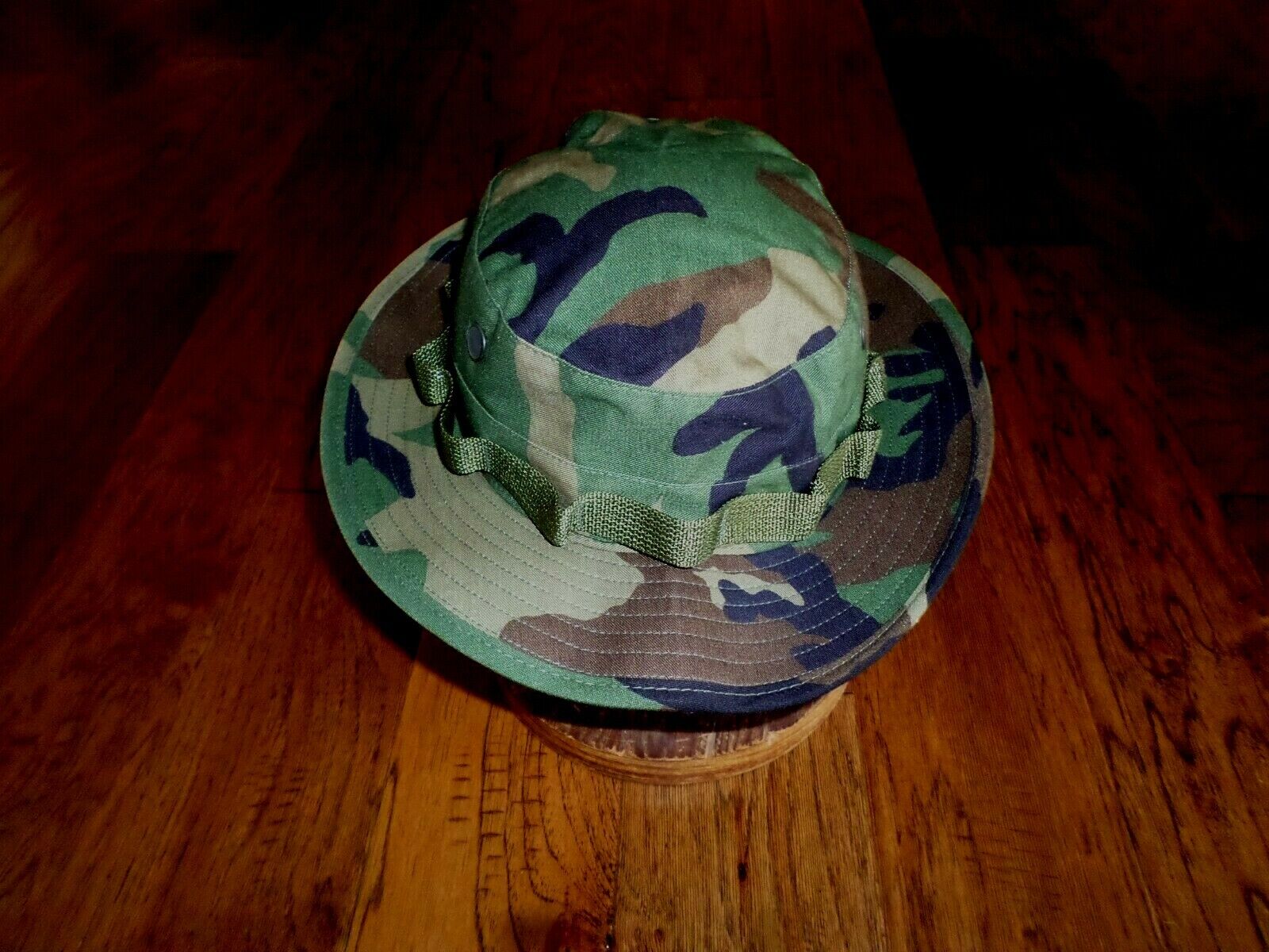 U.S Military Woodland Camouflage Boonie Hat Type II Sun Hot Weather U.S.A  Made