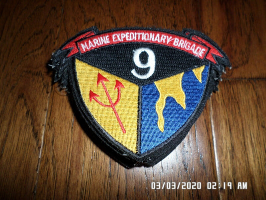 9th MARINE EXPEDITIONARY BRIGADE PATCH USMC MARINES MEB NEW VIETNAM REPLICA