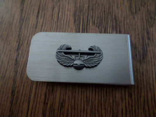 U.S MILITARY ARMY MINI AIR ASSAULT AIR MOBILE MONEY CLIP  U.S.A MADE NEW IN BAGS