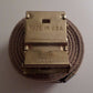 U.S MILITARY GRADE KHAKI WEB BELT WITH 6th MARINE CORPS BRASS BUCKLE U.S.A MADE