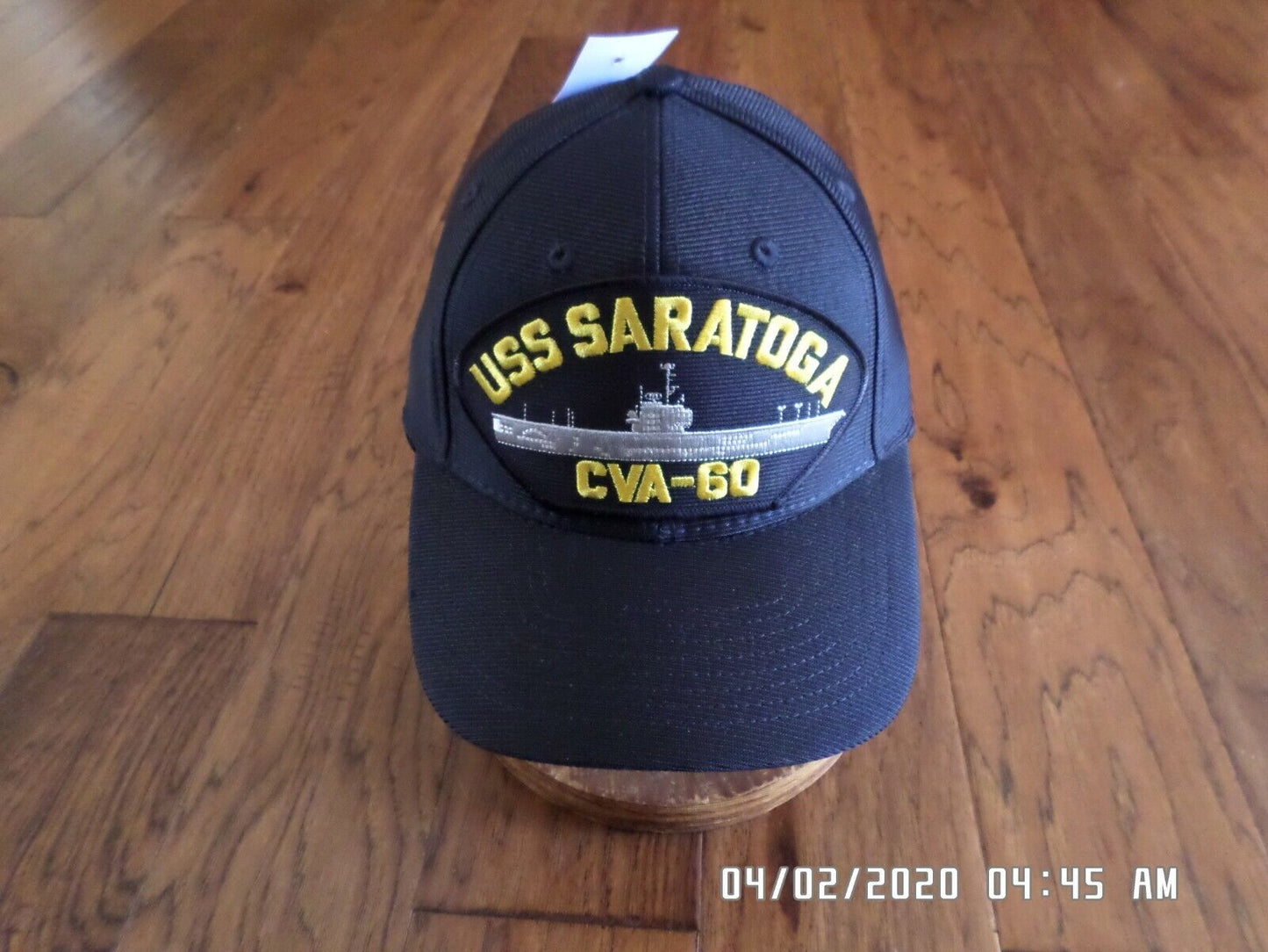 USS SARATOGA CVA-60 NAVY SHIP HAT U.S MILITARY OFFICIAL BALL CAP U.S.A  MADE