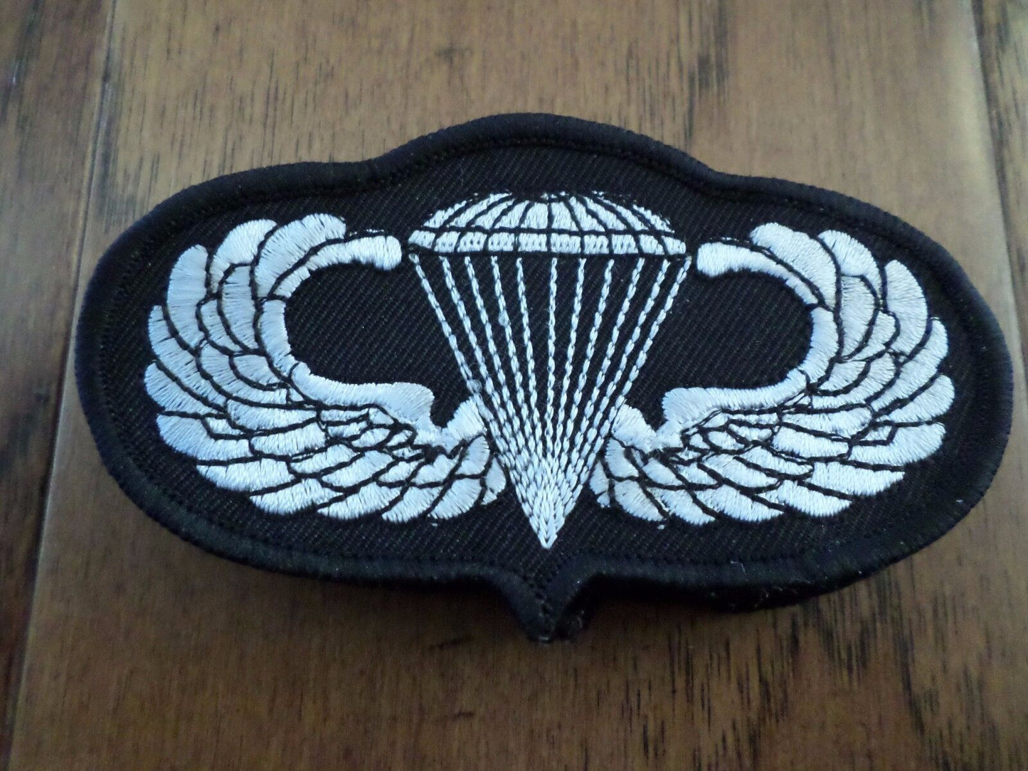 U.S MILITARY ARMY AIRBORNE JUMP WINGS EMBROIDERED PATCH 4" X 2"