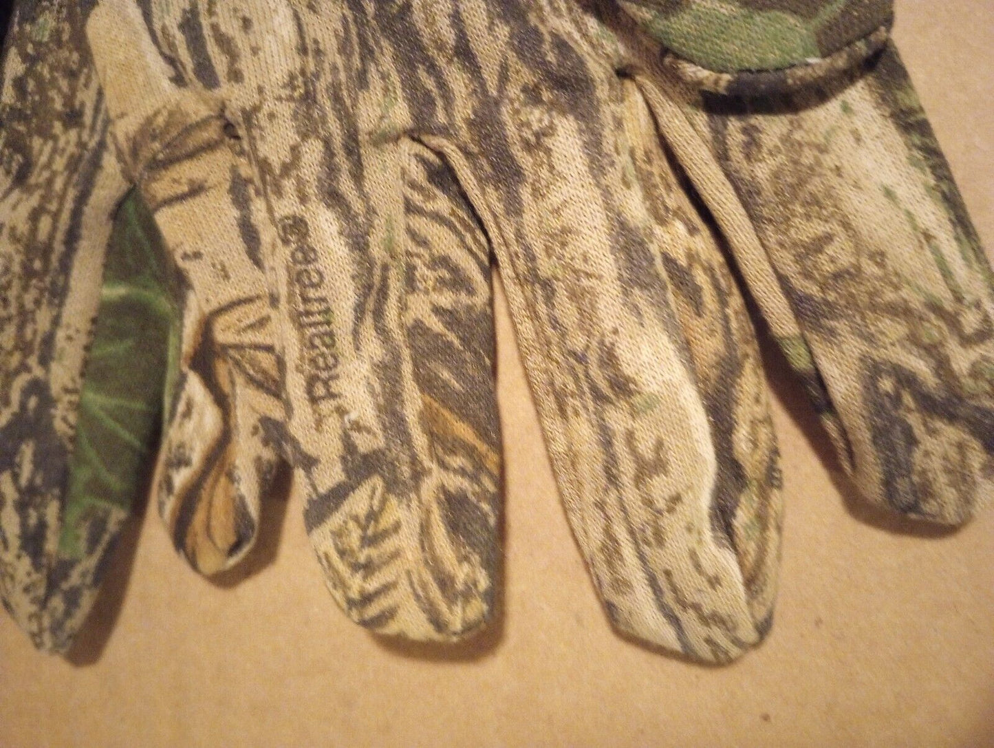 REALTREE CAMOUFLAGE  JERSEY HUNTING GLOVES