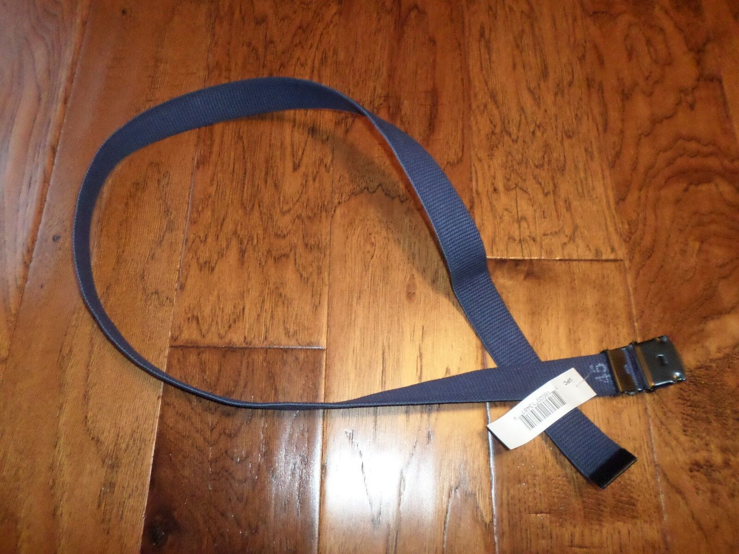 U.S MILITARY ISSUE BLUE WEB  BELT WITH BLACK ROLLER BUCKLE NAVY OR AIR FORCE