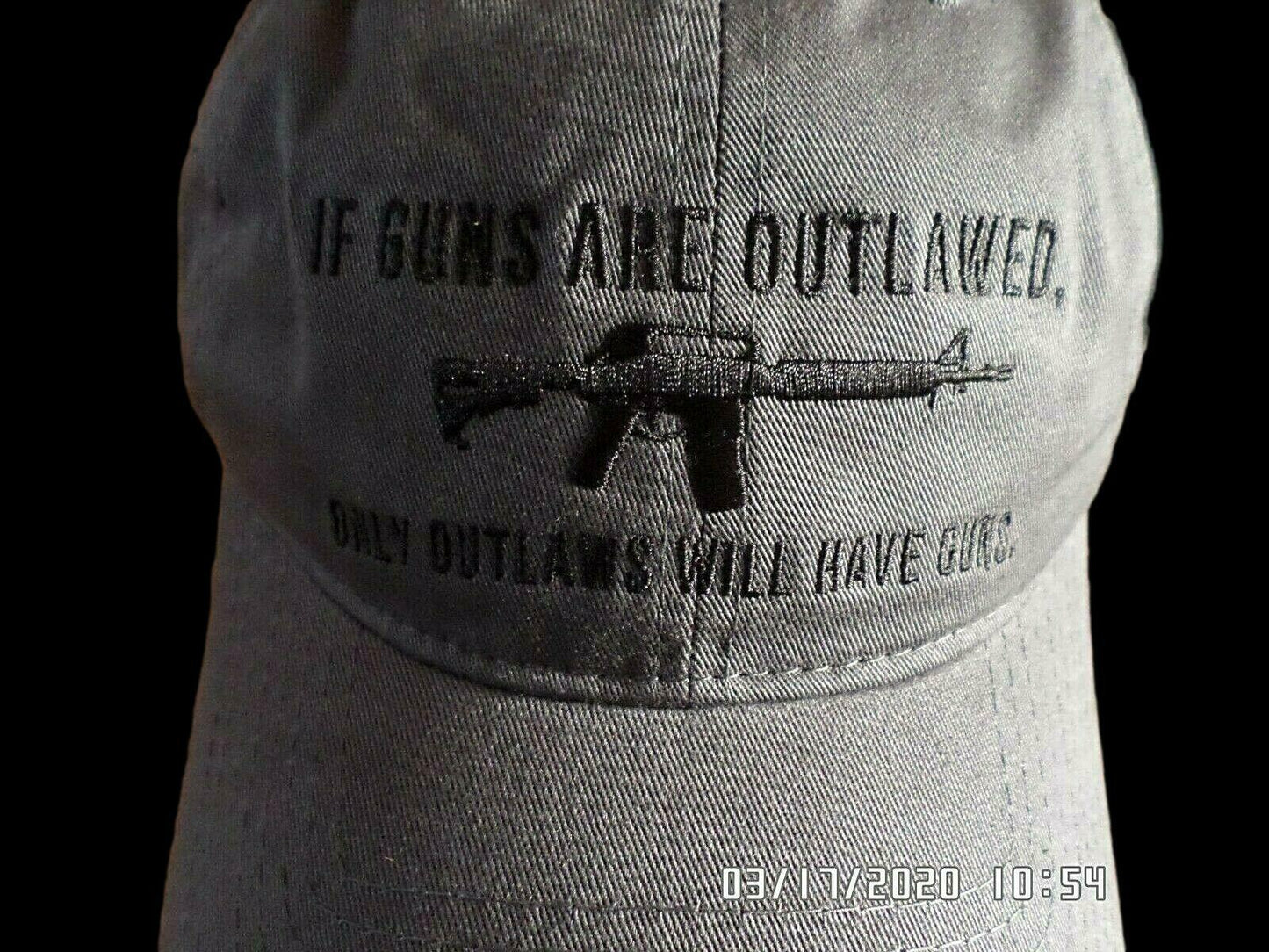 2nd Amendment Guns Are Outlawed Only Outlaws Will Have Guns Hat ball Cap