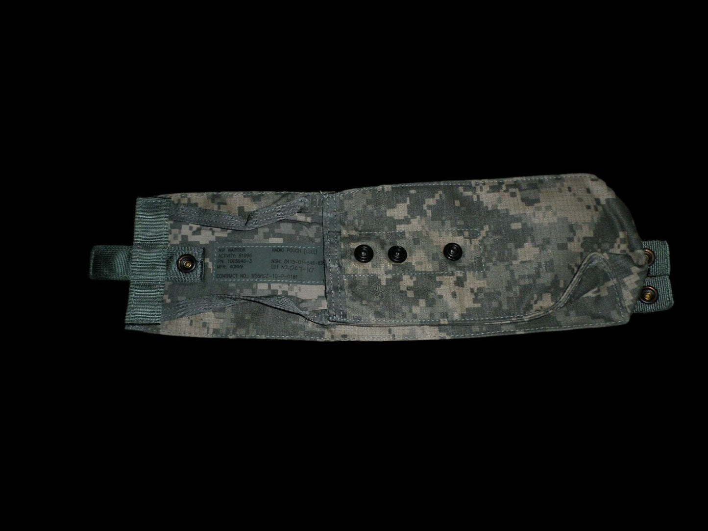 Hand Held Survival Radio Carry Pouch ACU Camouflage Air Warrior CSEL & PRC-112