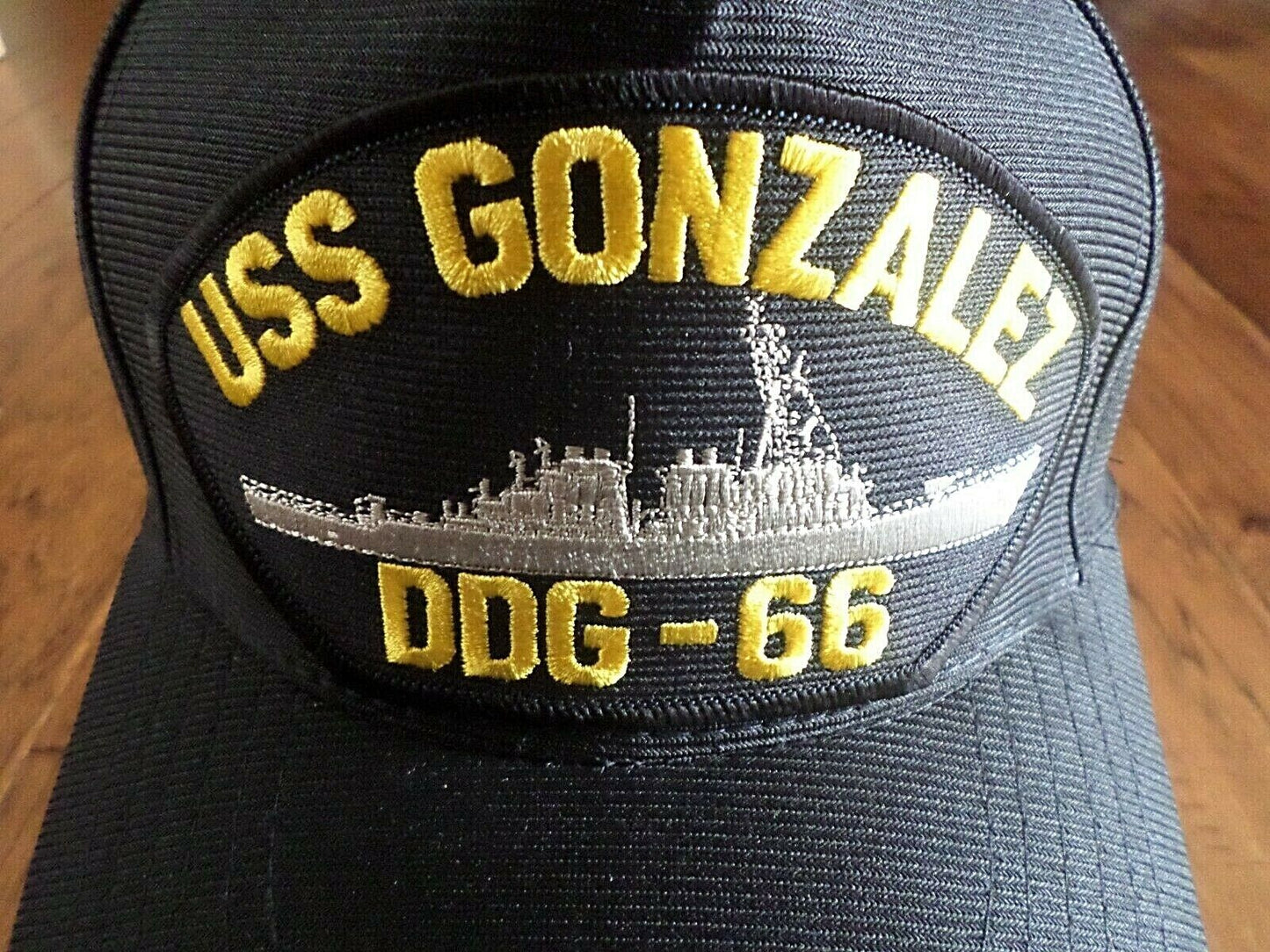 USS GONZALEZ DDG-66 NAVY SHIP HAT U.S MILITARY OFFICIAL BALL CAP U.S.A MADE