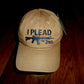 I Plead The 2nd Amendment Hat Embroidered  Polo Baseball Cap Relaxed Fit coyote