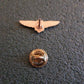 U.S MILITARY NAVY MINIATURE GOLD PILOT WINGS 1 1/4" INCHES WIDE HAT PIN LAPEL