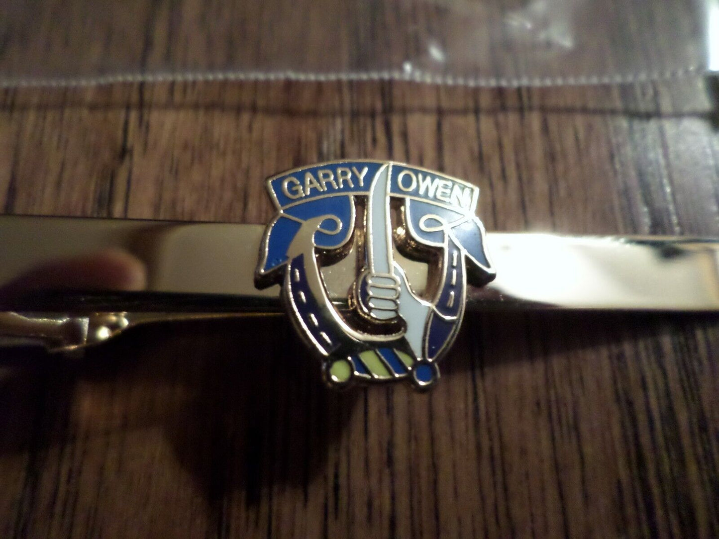 U.S MILITARY 7th CAVALRY CAV GARRY OWENS TIE BAR TIE TAC MADE IN THE U.S.A