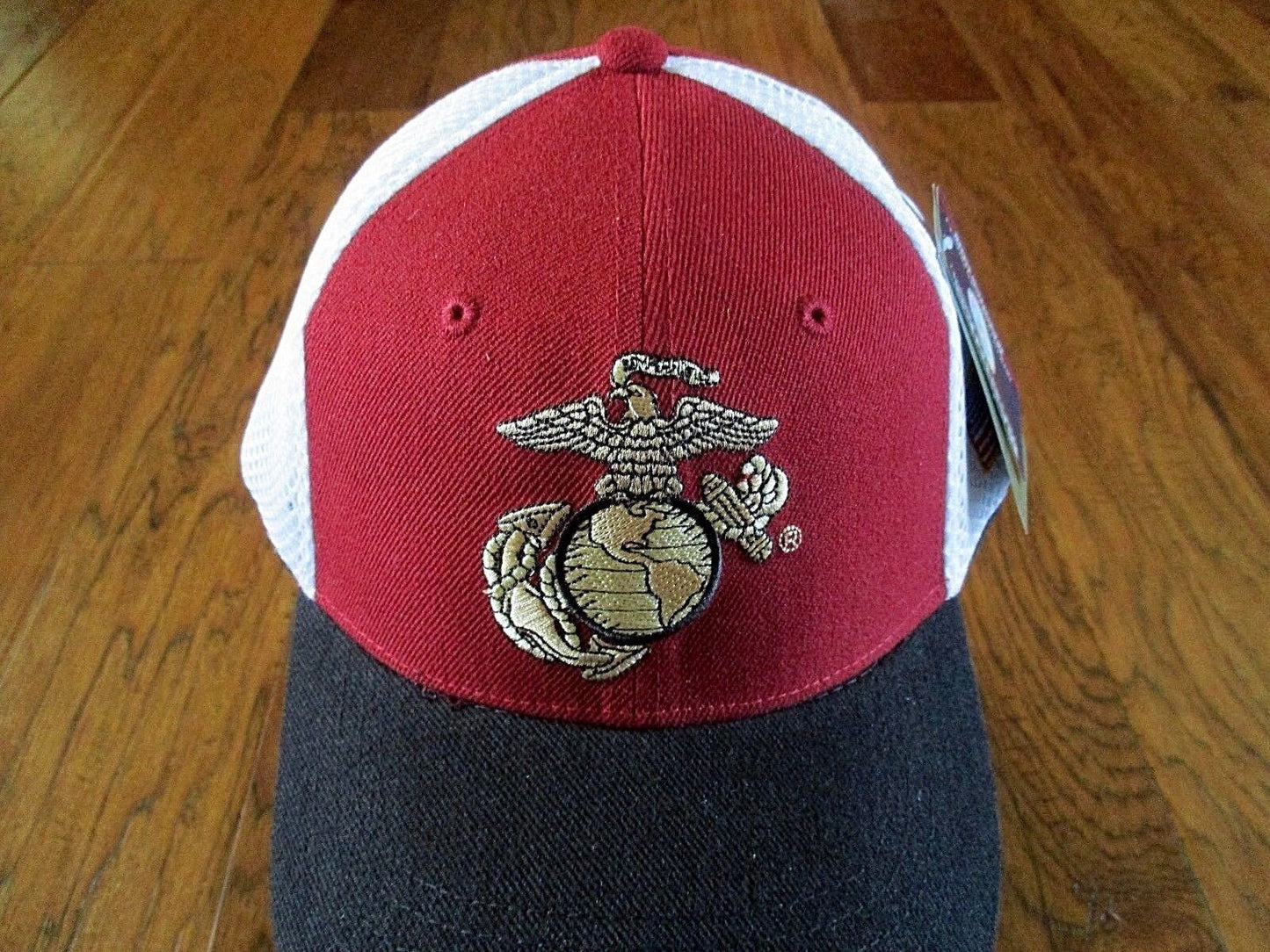 New U.S Military Marine Corps Hat Deluxe Mesh 3-D Embroidered USMC Baseball Cap