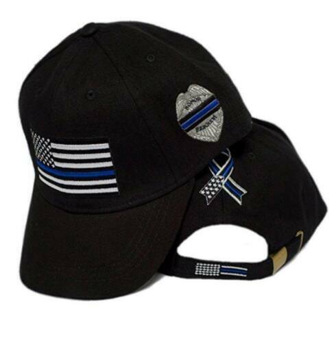 Police Thin Blue Line Hat Law Enforcement Cap Blue Lives Matter Officer Support