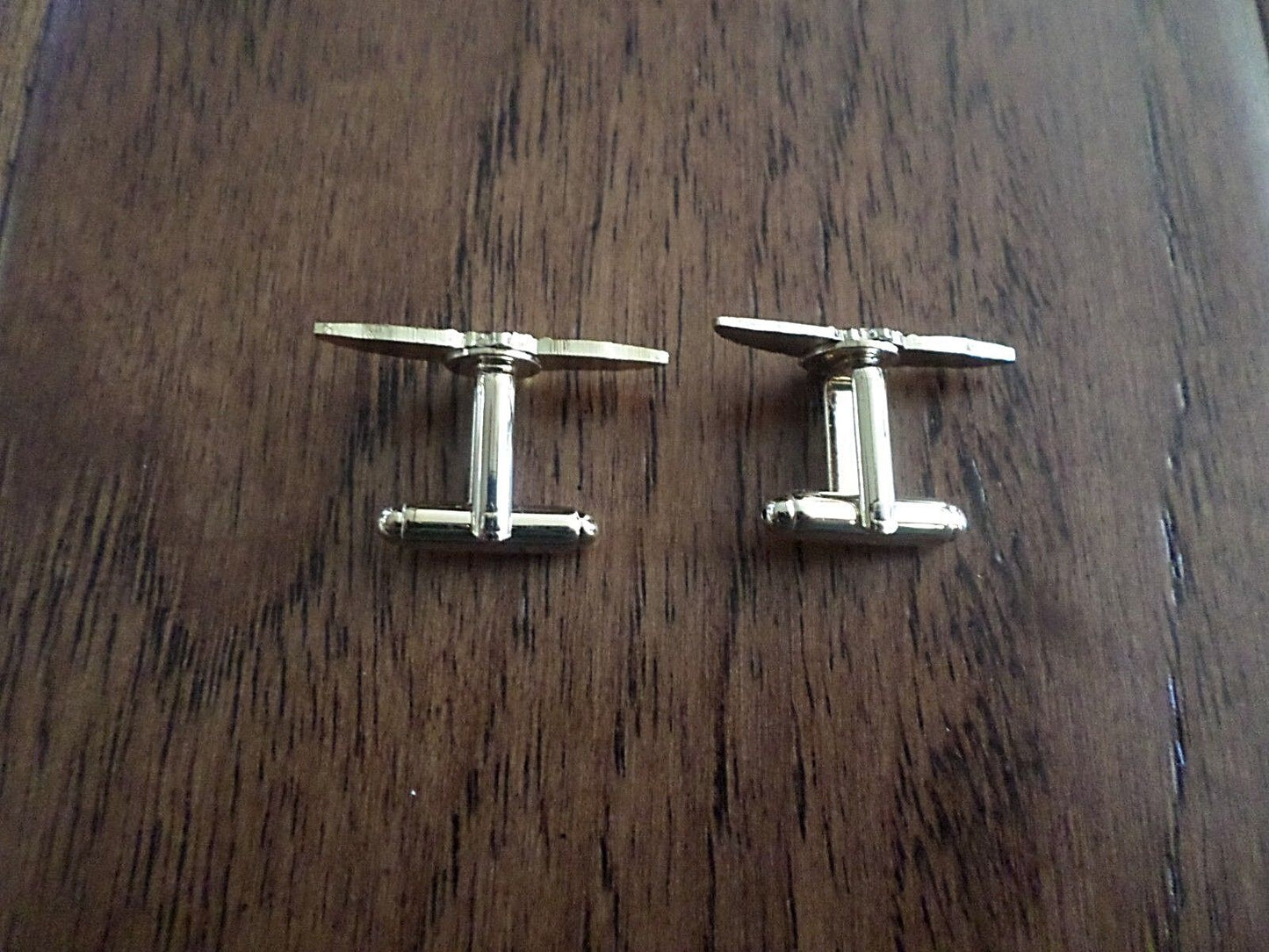 U.S MILITARY NAVY PILOT WINGS CUFFLINKS WITH JEWELRY BOX 1 SET CUFF LINKS BOXED